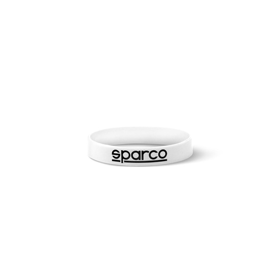 Sparco Logo Wristband White