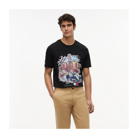 2026 Cadillac F1 Mens Miami Graphic T-shirt black