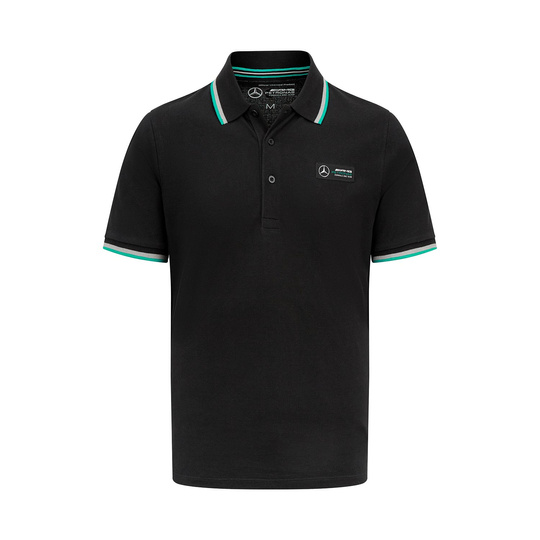  Mercedes AMG F1 Mens Classic Polo Shirt black