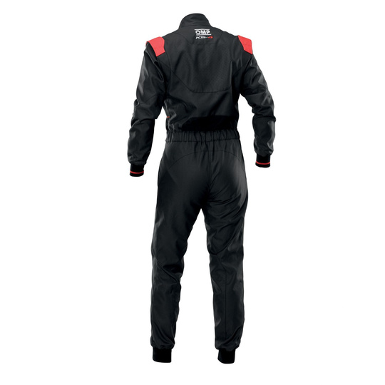 OMP KS-4 Kids' Karting Suit Black-Red