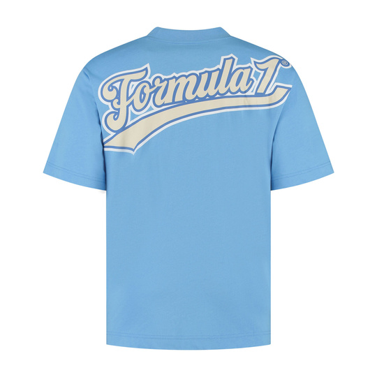 2025 Formula 1 Men's Heritage Logo Blue T-shirt
