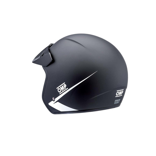 OMP Star MY17 Open Face Helmet Black