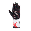 Alpinestars TECH-1 K RACE V2 GRAPH Karting Gloves White-Red