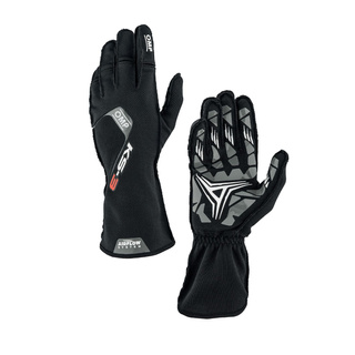 OMP KS-3 MY18 Gloves black/yellow