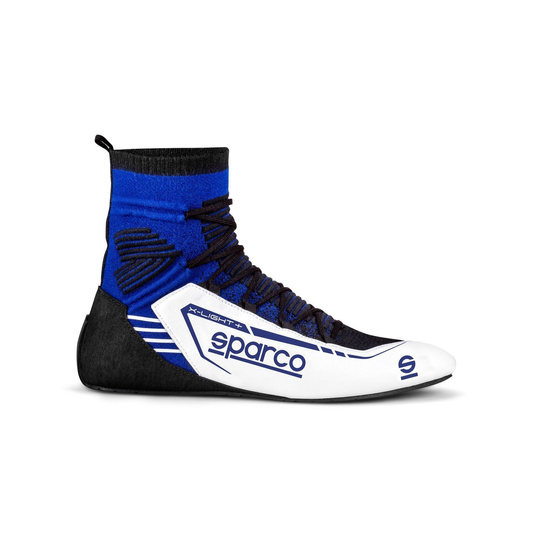 Sparco X-LIGHT+ Racing Shoes Black/Blue (FIA)