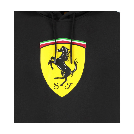 2025 Ferrari F1 Men's Shield Hoodie Black