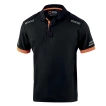 Sparco Tech Polo Shirt Black/Orange