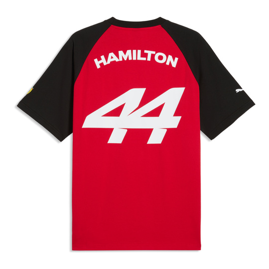2026 Scuderia Ferrari F1 Mens Hamilton Graphic T-Shirt red