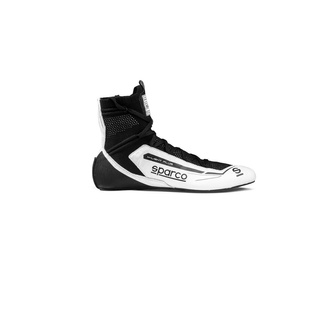 Sparco X-LIGHT+ Racing Shoes White/Black (FIA)