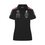 2024 Mercedes AMG F1 Team Women's Black Polo