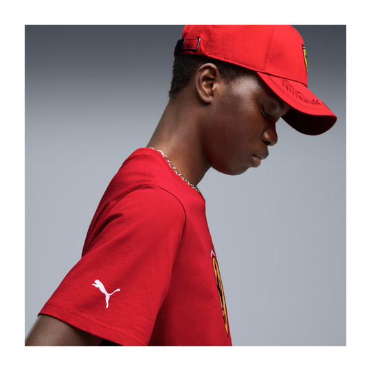 2026 Scuderia Ferrari F1 Mens Large Logo T-Shirt red