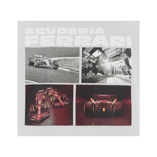 2025 Ferrari F1 Men's Driver Gray T-shirt