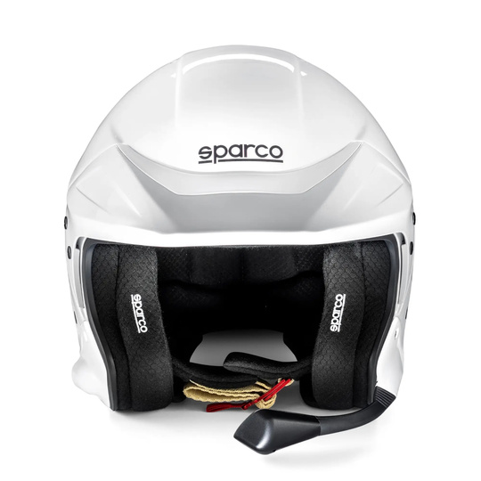 Sparco Flux RJ-i Helmet White/Black (FIA)