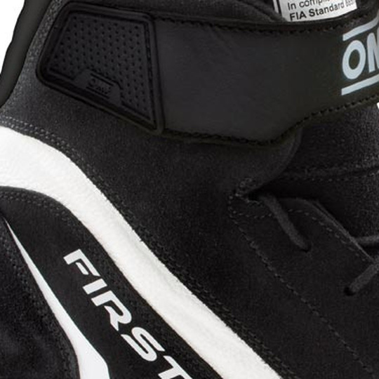 OMP First MY21 Racing Shoes Black (FIA)