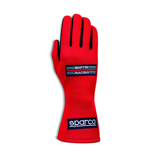 Sparco LAND MARTINI RACING Rally Gloves red (FIA Homologation)