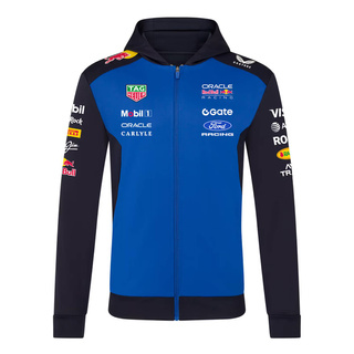 2026 Red Bull Racing Mens Zip Team Hooded Sweatshirt