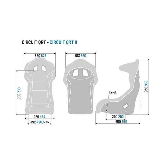 Sparco CIRCUIT QRT MY20 Car Seat (FIA homologation)