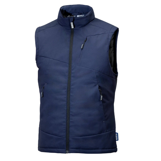 Sparco Grit Mens Gilet navy blue