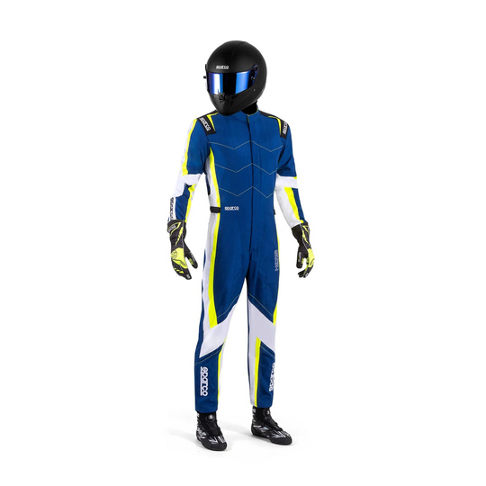 Sparco KERB Kids Suit blue/yellow (FIA)