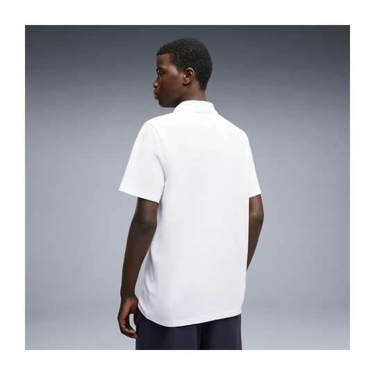 2026 Scuderia Ferrari F1 Logo Polo Shirt White