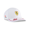 2025 Scuderia Ferrari F1 Leclerc White Team Baseball Cap