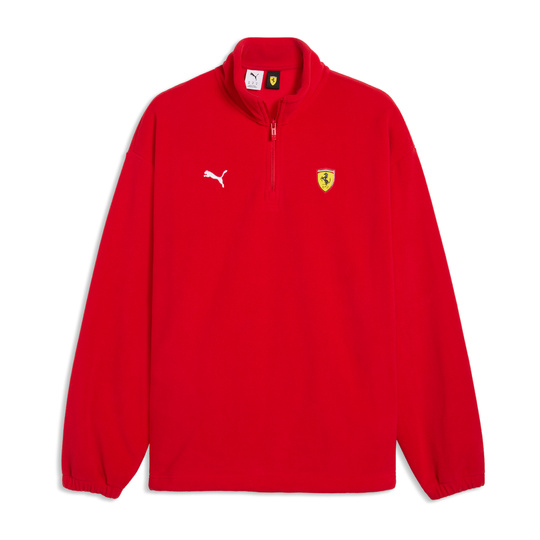 2026 Scuderia Ferrari F1 1/4 Zip Sweatshirt Red