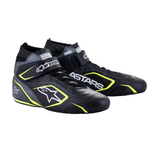 Alpinestars TECH 1-T V3 Race Shoes Black/Grey (FIA)