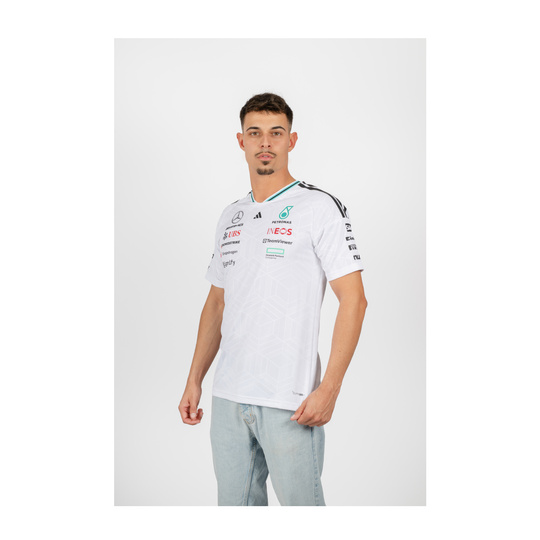 2026 Mercedes AMG F1 Mens Team Authentic T-shirt white