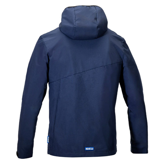 Sparco Grit Rain Jacket Navy Blue