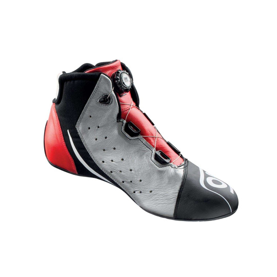 OMP ONE EVO X R Racing Shoes Black/Red (FIA )