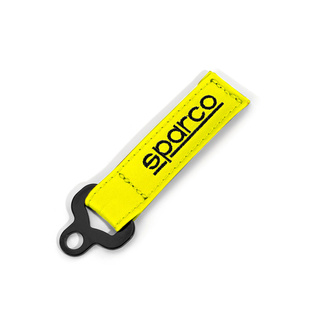 Sparco Leather Keyring yellow