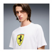 2026 Scuderia Ferrari F1 Mens Large Logo T-Shirt white