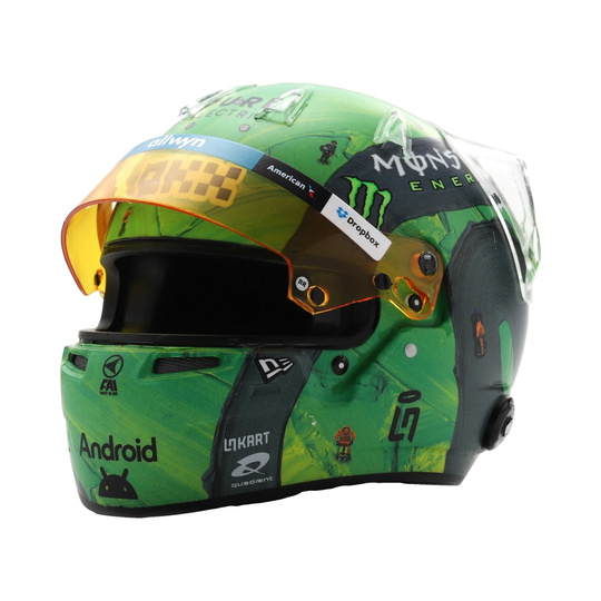 McLaren F1 Lando Norris Las Vegas GP Miniature Helmet 1:5
