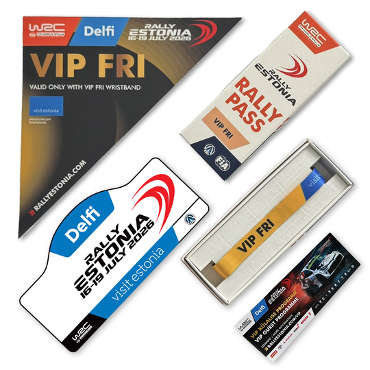 WRC Delfi Rally Estonia 2026 VIP Pass Friday — One-Day VIP Ticket