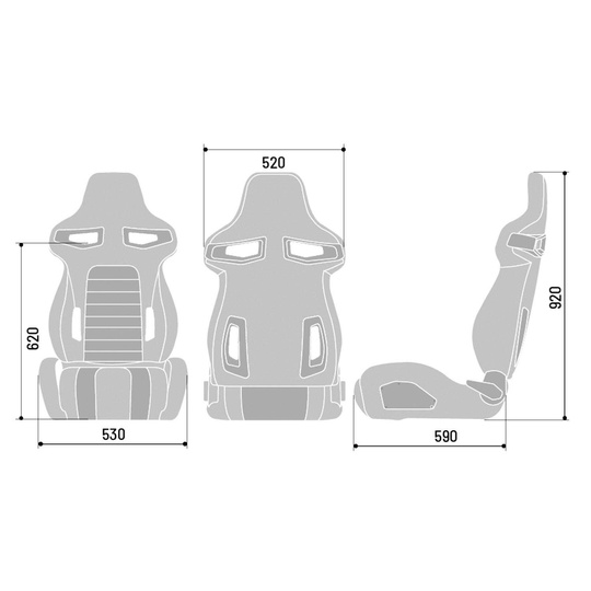 Sparco R333 MY21 Seat Black/Grey