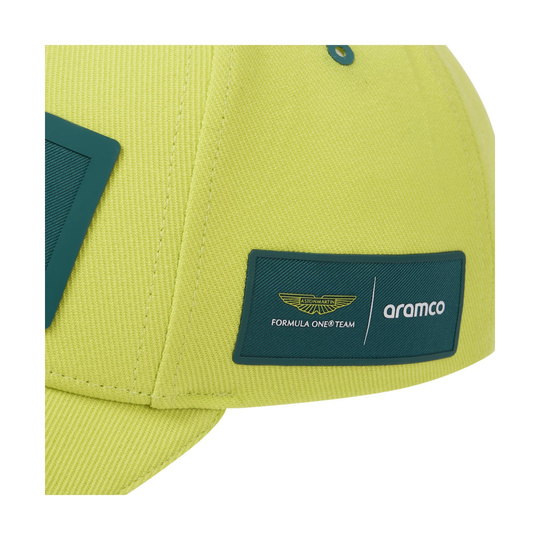 2024 Aston Martin F1 Mens Alonso Kimoa Patch Cap lime