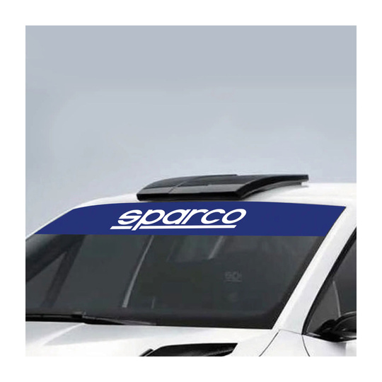 Sparco front sun visor strip