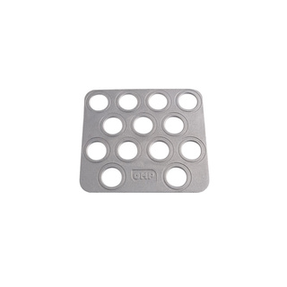 OMP Co-Driver Footrest Silver