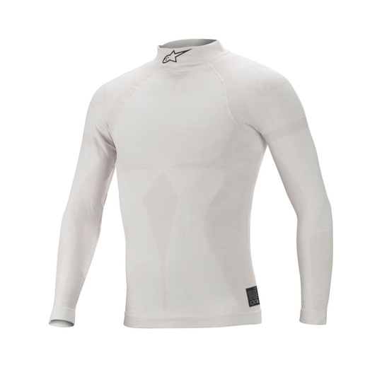 Alpinestars ZX EVO V2 Roll-Neck Underwear Top White (FIA)