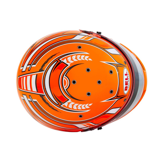 Bell KC7-CMR Champion Full Face Helmet Orange