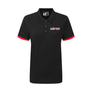 Toyota Gazoo Racing Women's GR Logo Polo Shirt Black