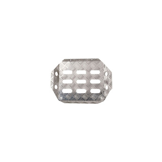 OMP Co-Driver Footrest Silver