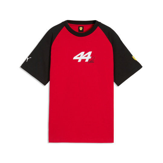 2026 Scuderia Ferrari F1 Lewis Hamilton Kids Graphic T-shirt Red