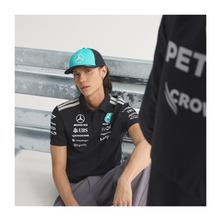 2026 Mercedes AMG F1 Mens Team Polo shirt black