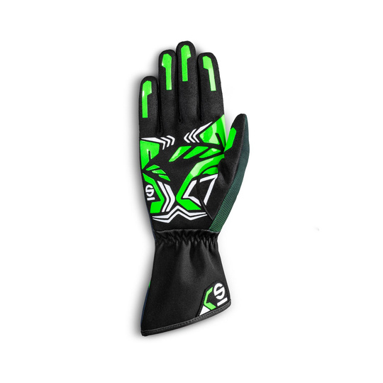 Sparco Rush MY20 Racing Gloves Green/Black