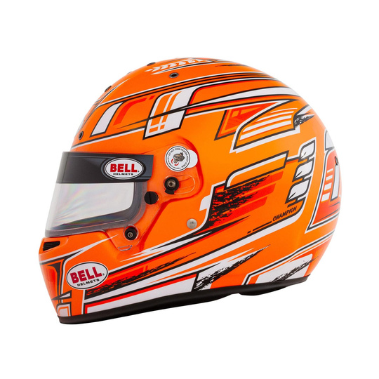 Bell KC7-CMR Champion Full Face Helmet Orange