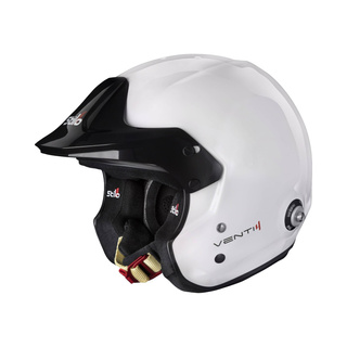 Stilo Venti4 Trophy Jet Composite Hans Helmet White (FIA)