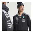 2026 Mercedes AMG F1 Mens Team Authentic Longsleeve T-shirt black