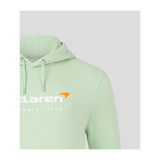 2024 McLaren F1 Mens Essentials Hooded Sweatshirt green