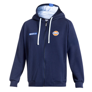Sparco Gulf MY25 Zip Hoodie Navy Blue